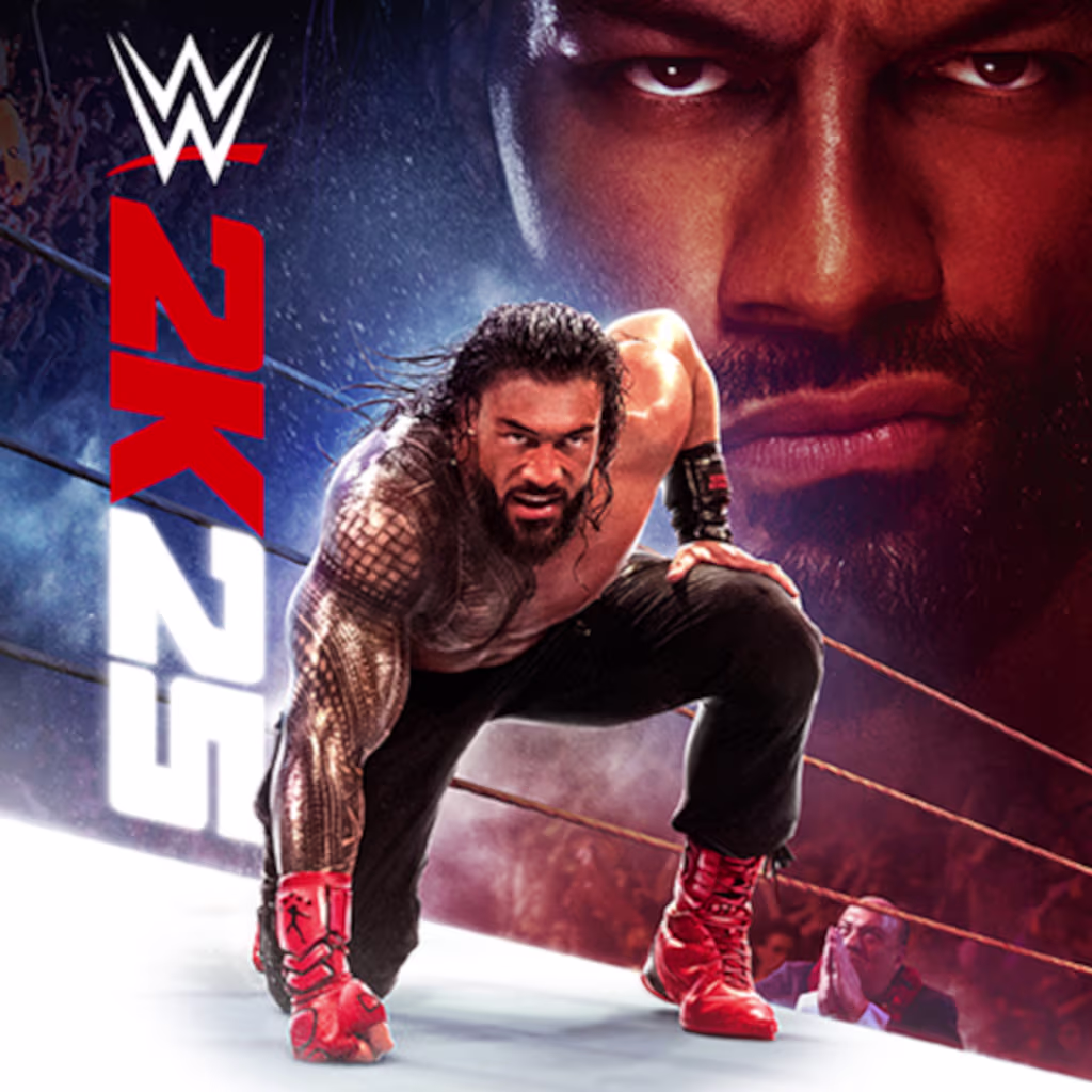 WWE2k25 Game Title Cover Art